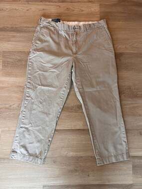 Polo Ralph Lauren, Preston Fit, Old Money Khaki Chino Trousers 100% Cotton,40x30